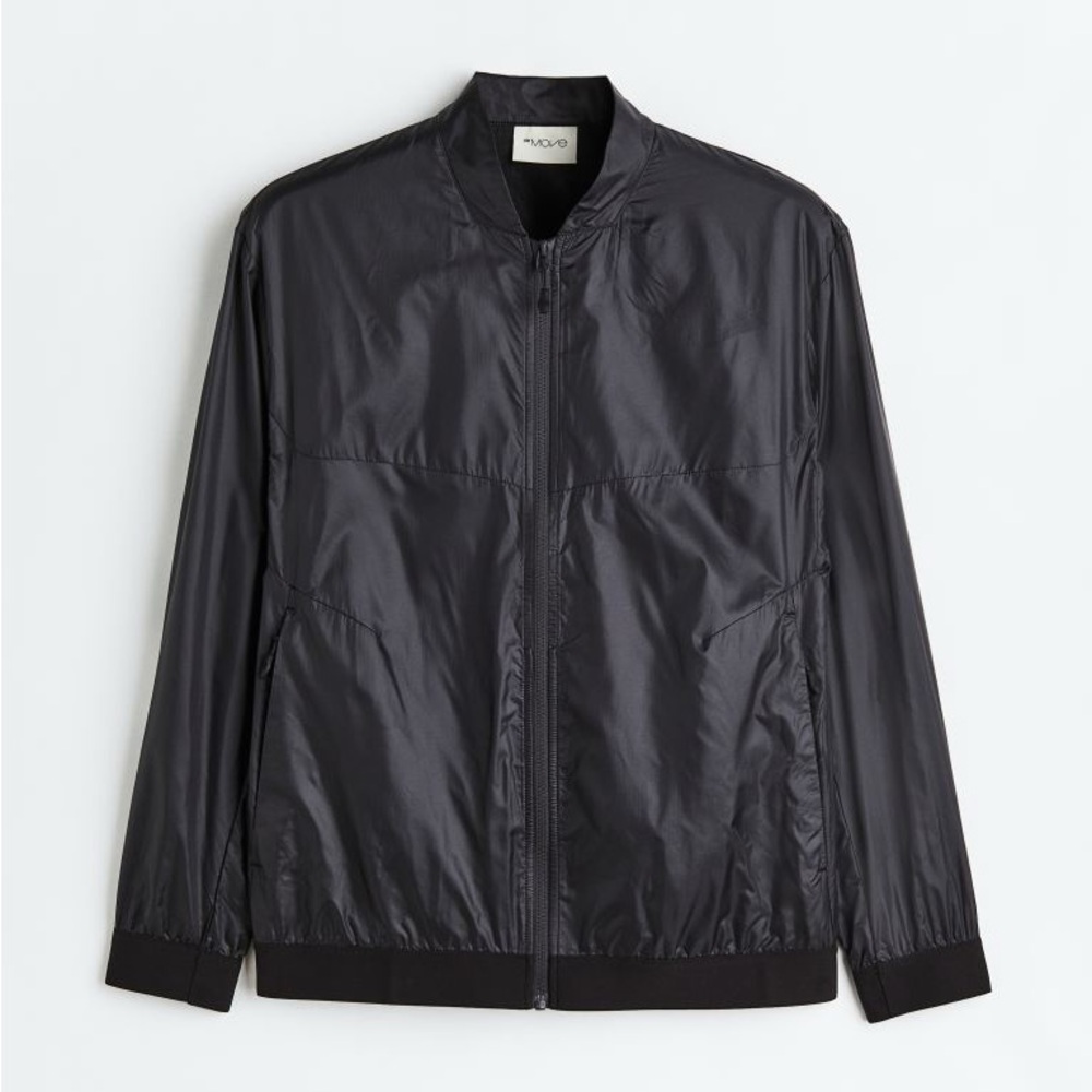 New H&M Sport Move Jacket Lightweight Windbreaker Mens Small